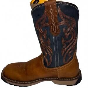 NEW CEBU men's work boot western nebraska in tan